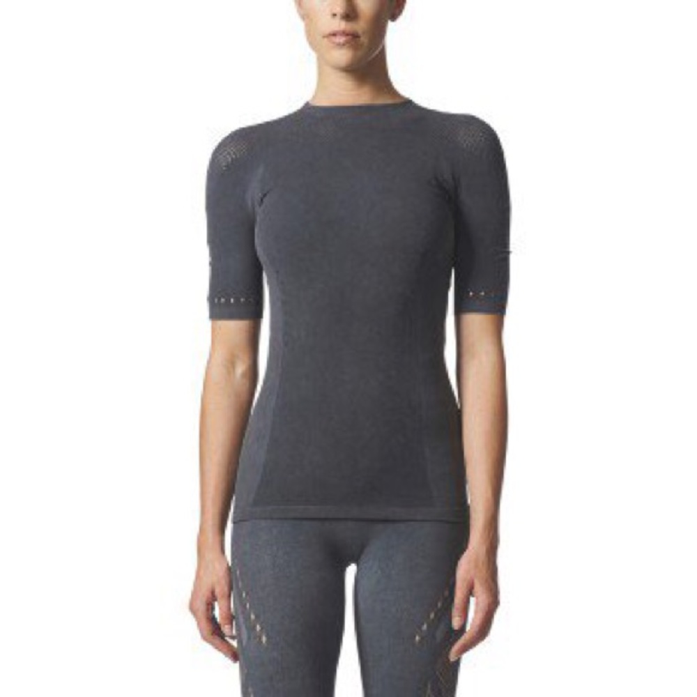 Adidas WRPKNT workout top NWT Gray Large Slim Fit
